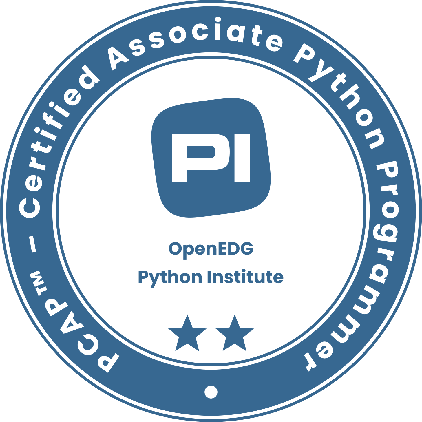 PCAP™ – Certified Associate Python Programmer